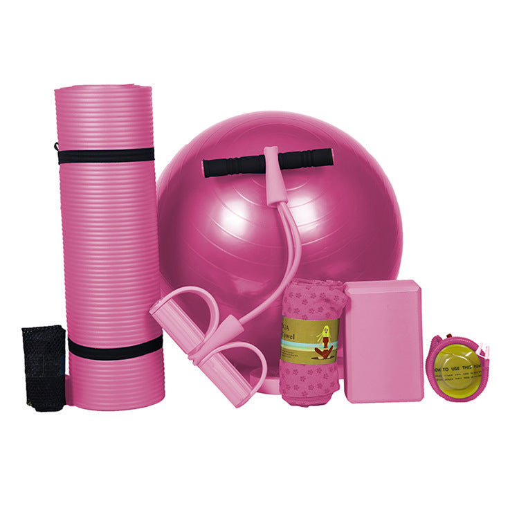 Five Piece Yoga Fitness Set